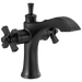 Delta Dorval 857 Two Handle Single Hole Monoblock Bathroom Faucet, matte black