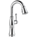 Delta Cassidy 9997 Single Handle Pull-Down Bar/Prep Faucet, lumicoat chrome