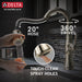 Delta Cassidy 9997 Single Handle Pull-Down Bar/Prep Faucet, lumicoat polished nickel - view 5
