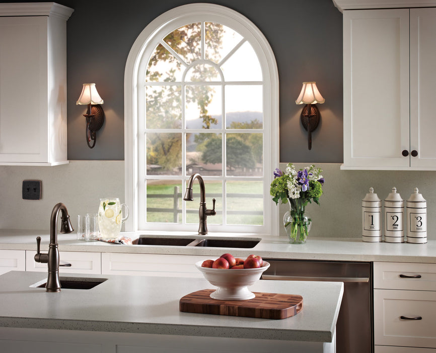 Delta Cassidy 9997 Single Handle Pull-Down Bar/Prep Faucet, venetian bronze - view 4