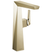 Delta Trillian 743 Single Handle Vessel Bathroom Faucet, lumicoat polished nickel