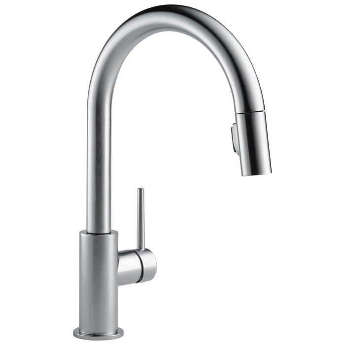 Delta Trinsic 9159 Single Handle Pull-Down Kitchen Limited Swivel, arctic stainless