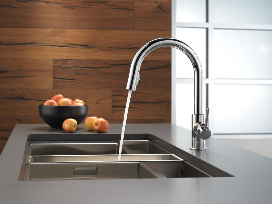 Delta Trinsic 9159 Single Handle Pull-Down Kitchen Limited Swivel