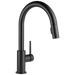 Delta Trinsic 9159 Single Handle Pull-Down Kitchen Limited Swivel, matte black