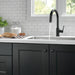 Delta Trinsic 9159 Single Handle Pull-Down Kitchen Limited Swivel, matte black - view 2