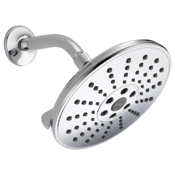 Delta Universal Showering Components 52688 H2OKINETIC 3-Setting Raincan Shower Head