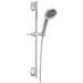 Delta Universal Showering Components 51386 3-Setting Slide Bar Handshower, lumicoat chrome
