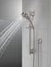 Delta Universal Showering Components 51386 3-Setting Slide Bar Handshower, lumicoat stainless - view 3
