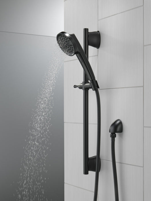 Delta Universal Showering Components 51386 3-Setting Slide Bar Handshower, matte black - view 3