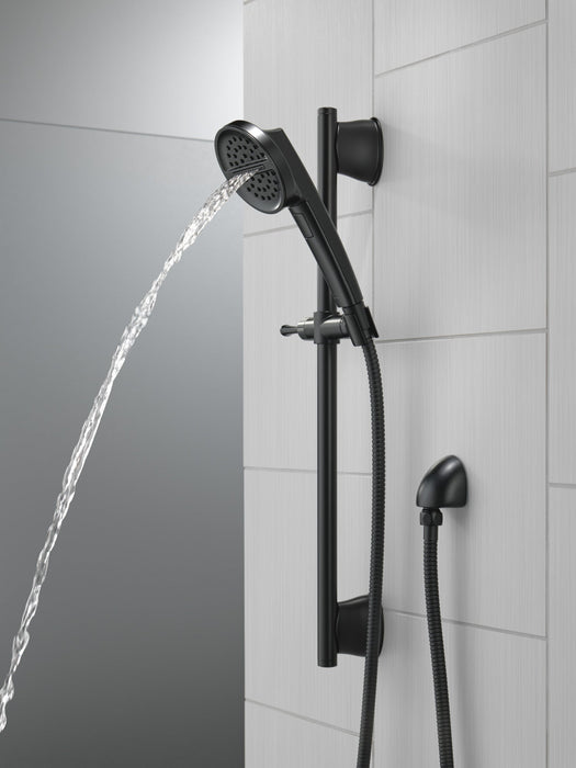 Delta Universal Showering Components 51386 3-Setting Slide Bar Handshower, matte black - view 4