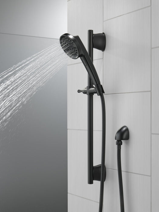 Delta Universal Showering Components 51386 3-Setting Slide Bar Handshower, matte black - view 5