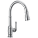 Delta Broderick 9190 Single Handle Pull-Down Kitchen Faucet, arctic stainless