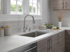 Delta Broderick 9190 Single Handle Pull-Down Kitchen Faucet, arctic stainless - view 3