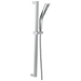Delta Universal Showering Components 51799 H2OKINETIC 3-Setting Slide Bar Hand Shower, lumicoat chrome