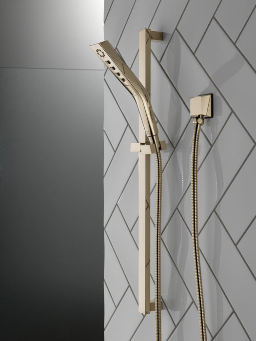 Delta Universal Showering Components 51799 H2OKINETIC 3-Setting Slide Bar Hand Shower, lumicoat polished nickel - view 5