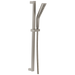 Delta Universal Showering Components 51799 H2OKINETIC 3-Setting Slide Bar Hand Shower, lumicoat stainless