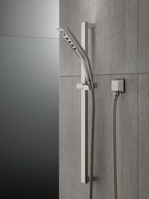 Delta Universal Showering Components 51799 H2OKINETIC 3-Setting Slide Bar Hand Shower