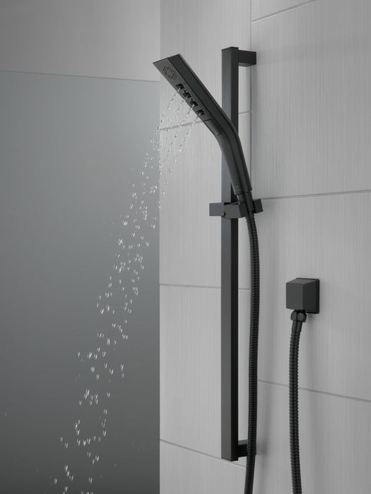 Delta Universal Showering Components 51799 H2OKINETIC 3-Setting Slide Bar Hand Shower, matte black - view 3