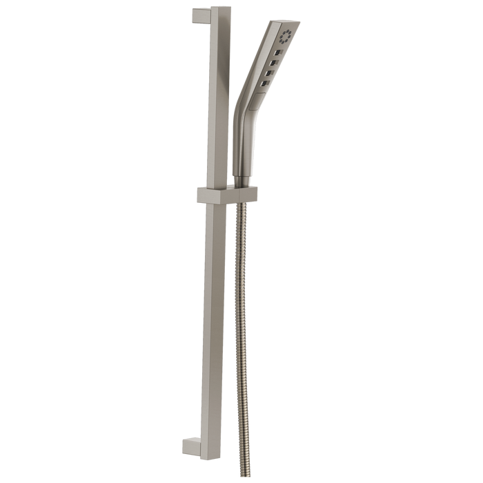 Delta Universal Showering Components 51799 H2OKINETIC 3-Setting Slide Bar Hand Shower, stainless