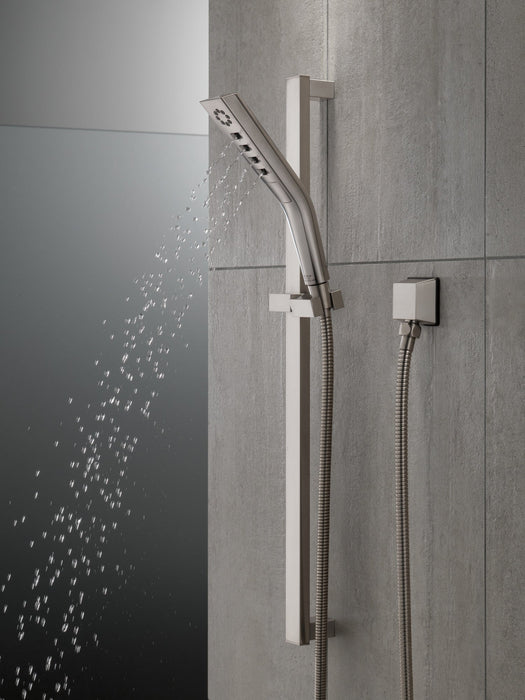 Delta Universal Showering Components 51799 H2OKINETIC 3-Setting Slide Bar Hand Shower, stainless - view 4