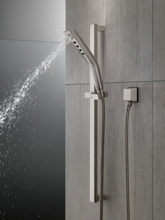 Delta Universal Showering Components 51799 H2OKINETIC 3-Setting Slide Bar Hand Shower, stainless - view 5