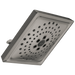 Delta Universal Showering Components 52684 H2OKINETIC 3-Setting Raincan Shower Head, lumicoat black stainless