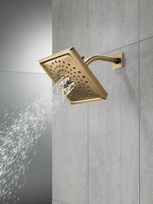 Delta Universal Showering Components 52684 H2OKINETIC 3-Setting Raincan Shower Head, lumicoat champagne bronze - view 2