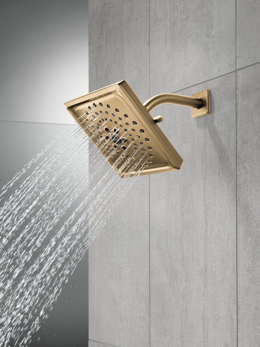 Delta Universal Showering Components 52684 H2OKINETIC 3-Setting Raincan Shower Head, lumicoat champagne bronze - view 3