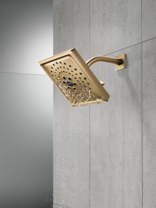 Delta Universal Showering Components 52684 H2OKINETIC 3-Setting Raincan Shower Head, lumicoat champagne bronze - view 4