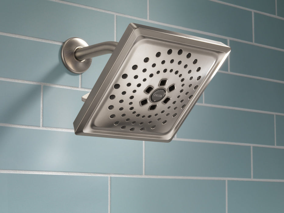 Delta Universal Showering Components 52684 H2OKINETIC 3-Setting Raincan Shower Head, lumicoat stainless - view 2