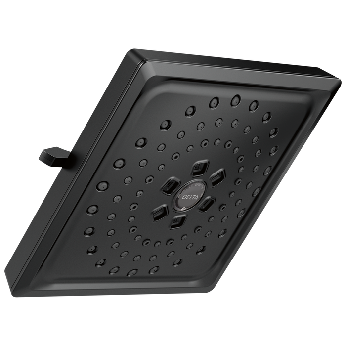 Delta Universal Showering Components 52684 H2OKINETIC 3-Setting Raincan Shower Head, matte black