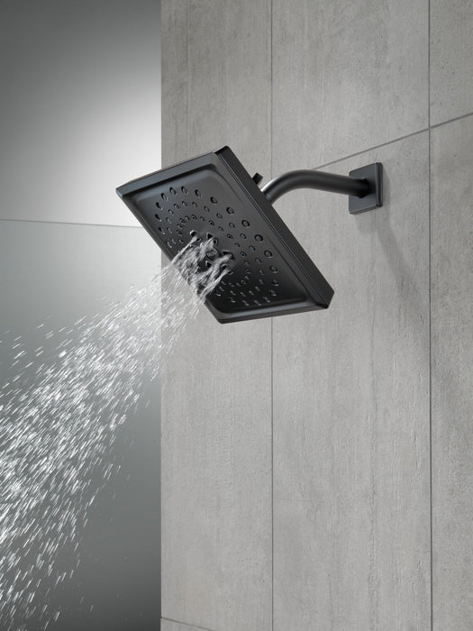 Delta Universal Showering Components 52684 H2OKINETIC 3-Setting Raincan Shower Head, matte black - view 5