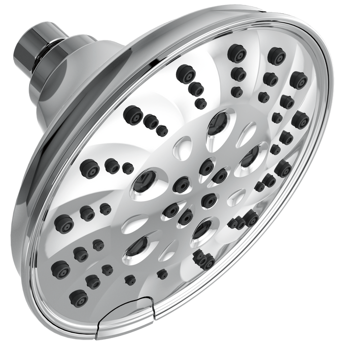 Delta Universal Showering Components 52669 H2OKINETIC 5-Setting Traditional Raincan Shower Head