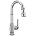 Delta Broderick 9990 Single Handle Pull-Down Bar/Prep Faucet, chrome