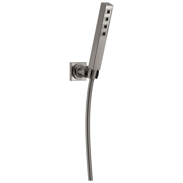 Delta Universal Showering Components 55567 H2OKINETIC Single-Setting Adjustable Wall Mount Hand Shower, lumicoat stainless