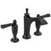 Delta Dorval 3556 Two Handle Widespread Bathroom Faucet, matte black