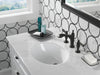 Delta Dorval 3556 Two Handle Widespread Bathroom Faucet, matte black - view 2