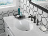Delta Dorval 3556 Two Handle Widespread Bathroom Faucet, matte black - view 3