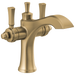 Delta Dorval 856 Two Handle Single Hole Monoblock Bathroom Faucet, champagne bronze