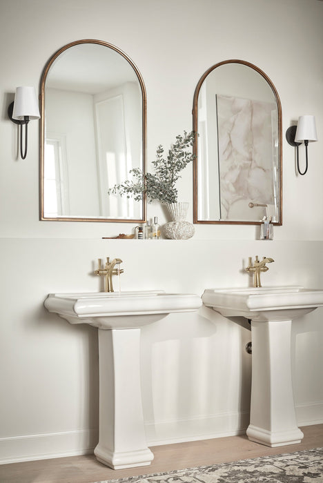 Delta Dorval 856 Two Handle Single Hole Monoblock Bathroom Faucet, champagne bronze - view 2