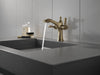 Delta Dorval 856 Two Handle Single Hole Monoblock Bathroom Faucet, champagne bronze - view 5