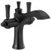 Delta Dorval 856 Two Handle Single Hole Monoblock Bathroom Faucet, matte black