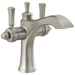 Delta Dorval 856 Two Handle Single Hole Monoblock Bathroom Faucet, stainless