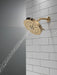 Delta Universal Showering Components 52488 H2Okinetic 4-Setting Shower Head with Ultrasoak, lumicoat champagne bronze -...