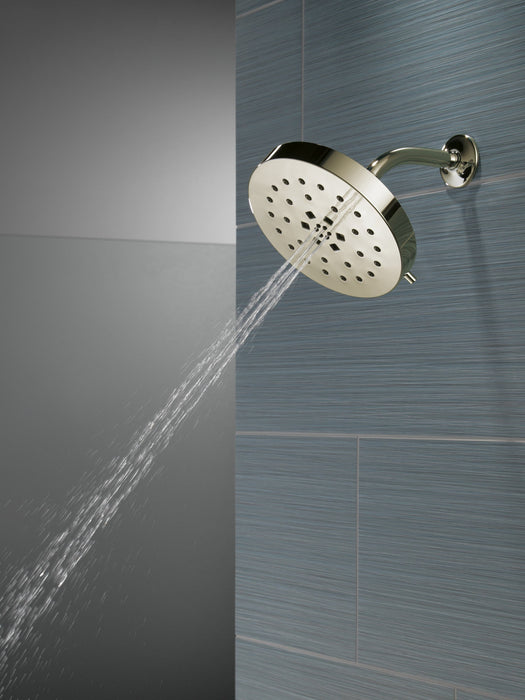 Delta Universal Showering Components 52488 H2Okinetic 4-Setting Shower Head with Ultrasoak, lumicoat polished nickel - view 4