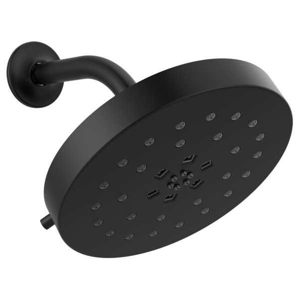 Delta Universal Showering Components 52488 H2Okinetic 4-Setting Shower Head with Ultrasoak, matte black - view 2