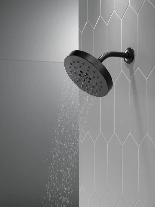Delta Universal Showering Components 52488 H2Okinetic 4-Setting Shower Head with Ultrasoak, matte black - view 4