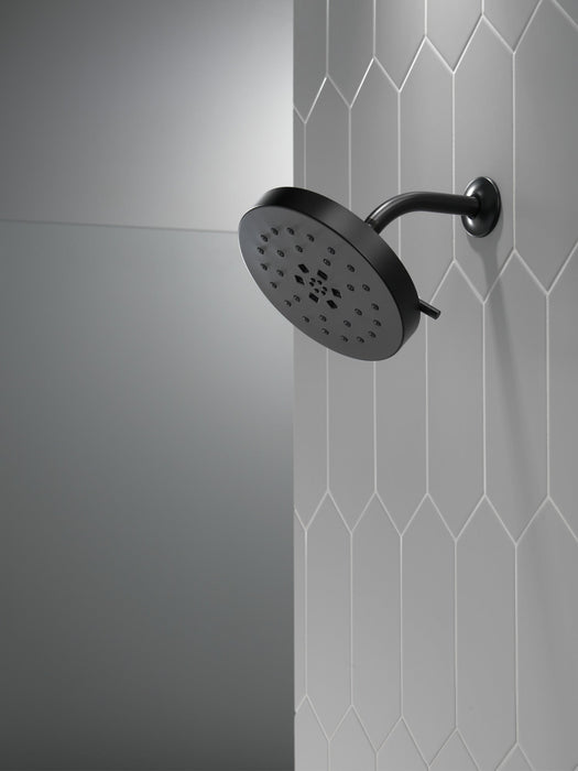 Delta Universal Showering Components 52488 H2Okinetic 4-Setting Shower Head with Ultrasoak, matte black - view 5