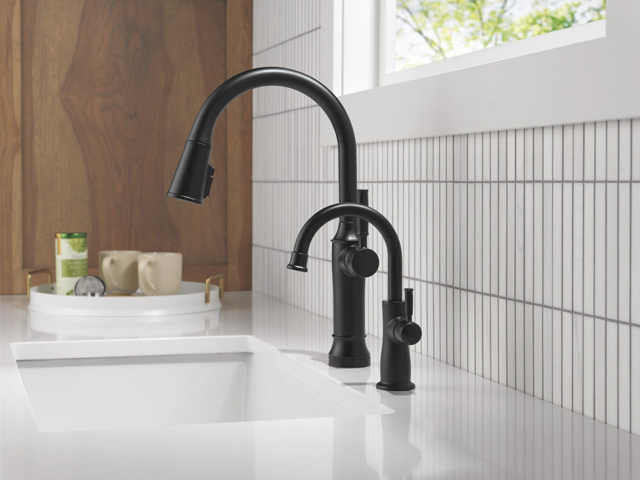 Delta 1960 Traditional Beverage Faucet, matte black - view 4