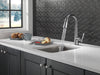 Delta Emmeline 9982 Single Handle Pull-Down Bar/Prep Faucet, lumicoat arctic stainless - view 4